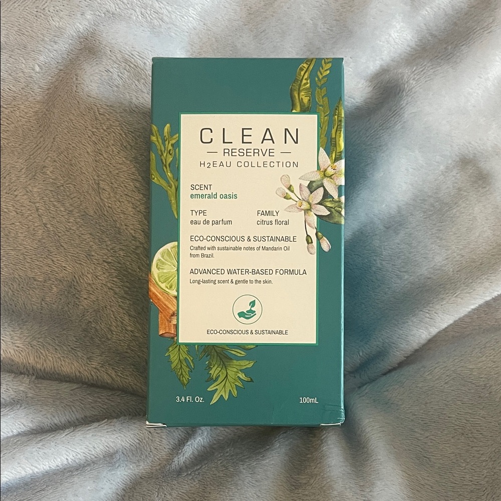Clean Reserve H2O Collection Eau de Parfum - Emerald Oasis 3.4 ounces NIB
